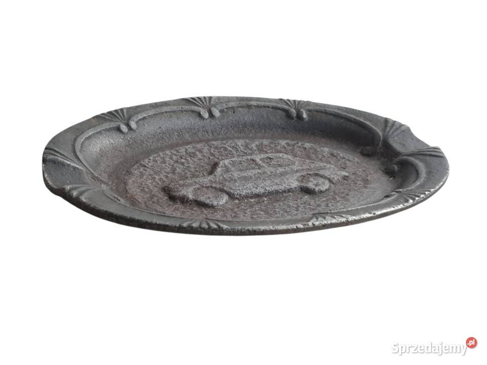 Stara żeliwna popielniczka Fiat 126p Maluch 70