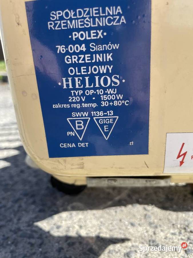 Na sprzedaż grzejnik olejowy