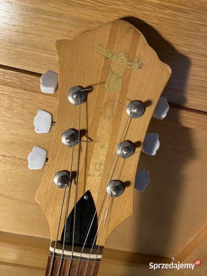 Gitara Defil Malwa lata 70 sprawna oryginalna praworęczna Gitary i akcesoria Niechorze