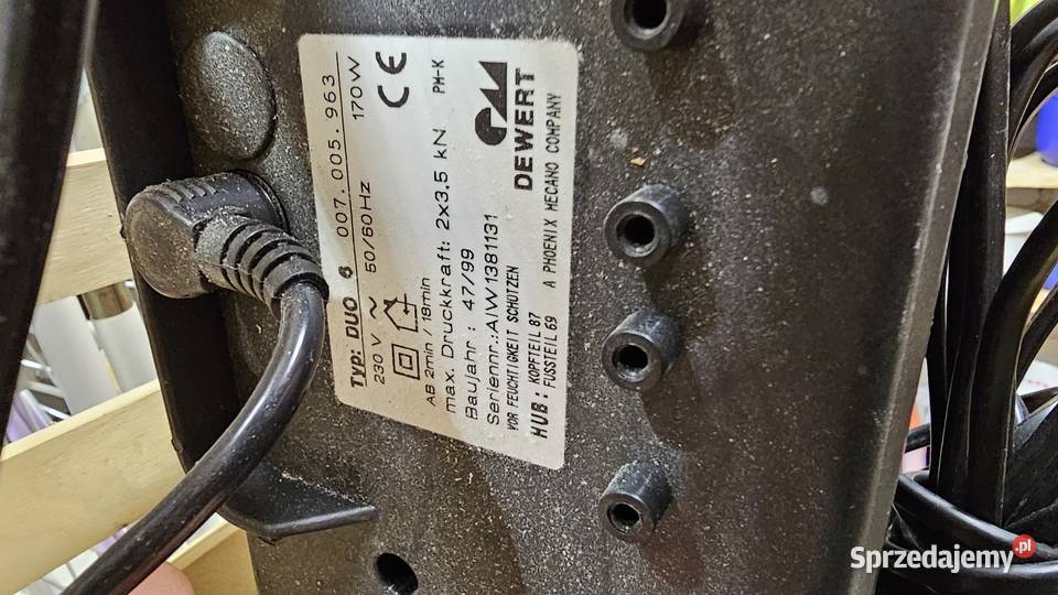 Stelaż łóżka elektryczny typ duo 6 1955 x 99