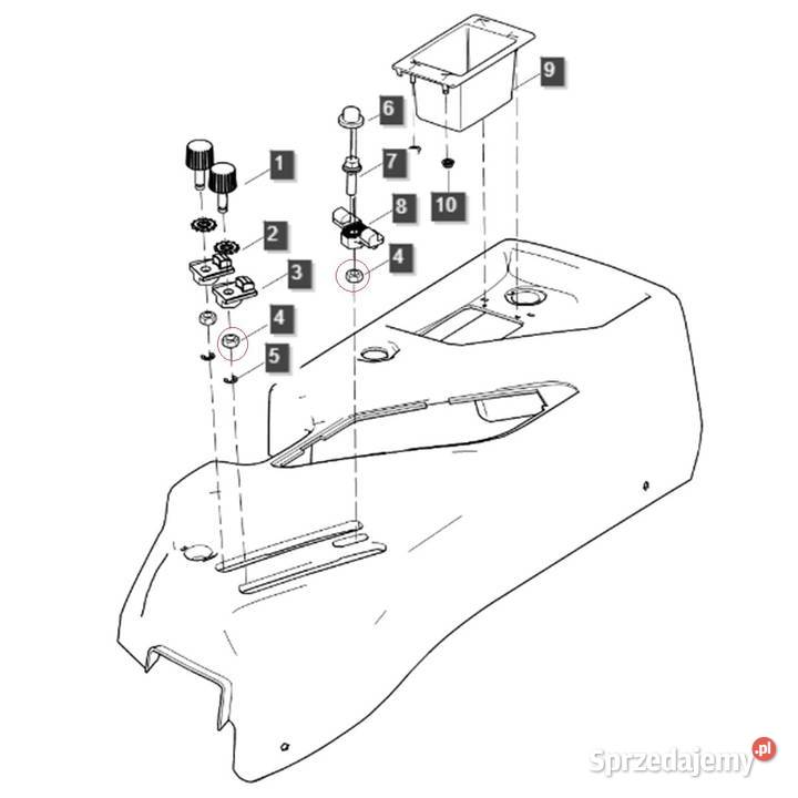 Nakrętka sześciokątna M8 x 125 LS MT335 Do ciągników Tajęcina sprzedam