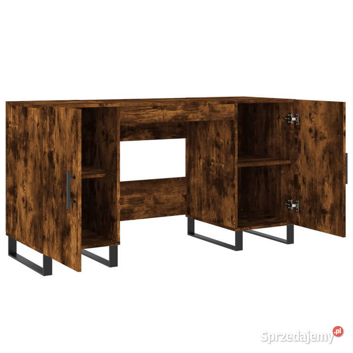 Biurko przydymiony dąb 140x50x75 materiał Warszawa