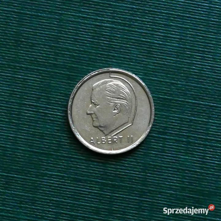 BELGIA 1 frank 1997r Napis francusku BELGIQUE Gliwice