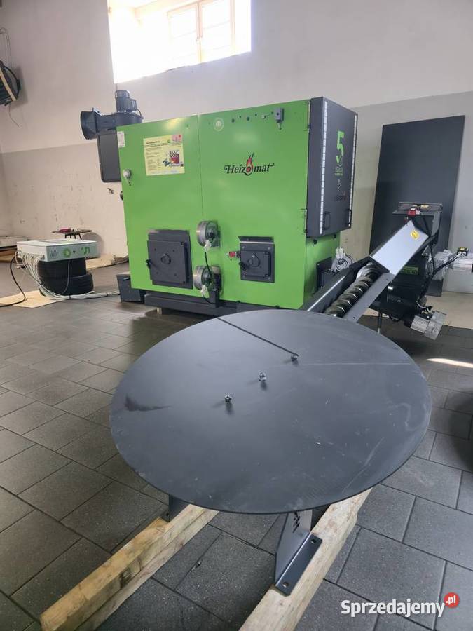 Piec na Trociny Zrębki Płytę MDF HDF Odpady Poprodukcyjne  Heizomat 200 kw