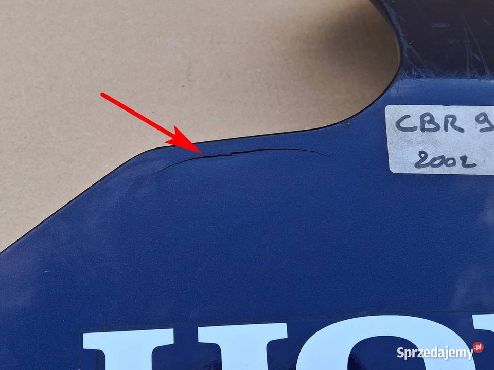 HONDA CBR 954 RR BOCZEK PRAWY OWIEWKA BOK OSŁONA Plastiki Bieleń