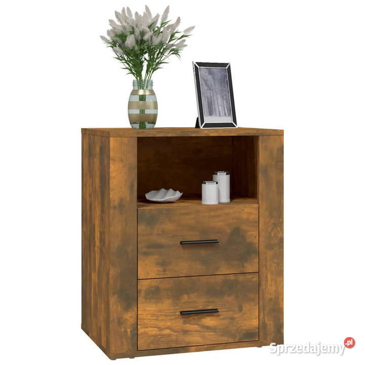 Szafka nocna przydymiony dąb 50x36x60 WM816733 Warszawa