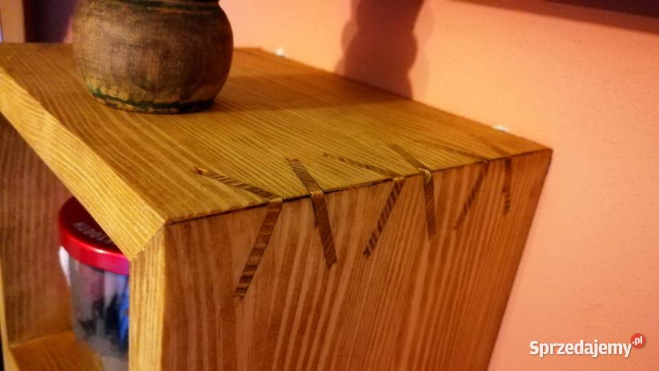 Regał na płyty kompaktowe CDDVD półka sosna