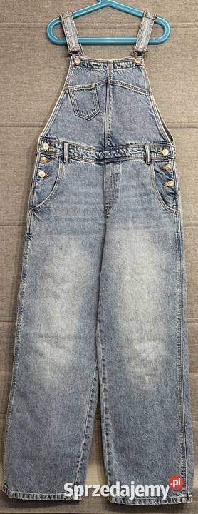 Jeansowe dziewczęce ogrodniczki ZARA rozmiar 164 Żyrardów