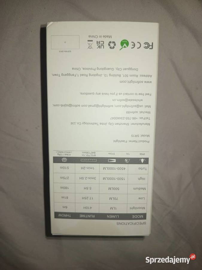 Latarka Sofirn SR15 Turystyka Olecko