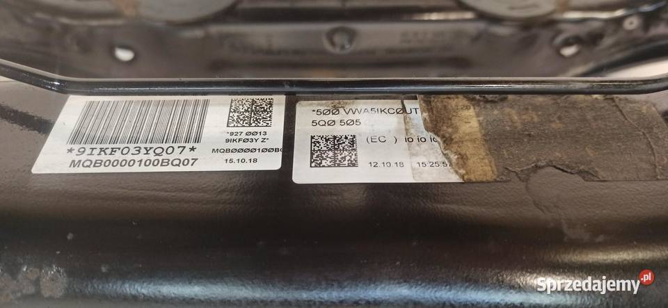 VW TIGUAN ZAWIESZENIE BELKA TYŁ 20 TDI 4X4