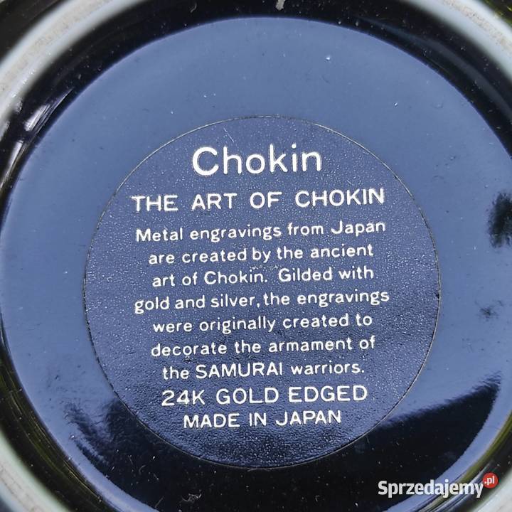 The Art of ChokinJAPOŃSKIE CLOISONN złocony24 Pabianice sprzedam