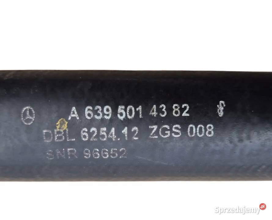 RURA PRZEWÓD WĄŻ WODY MERCEDES VITO W639 W 639 Działoszyce