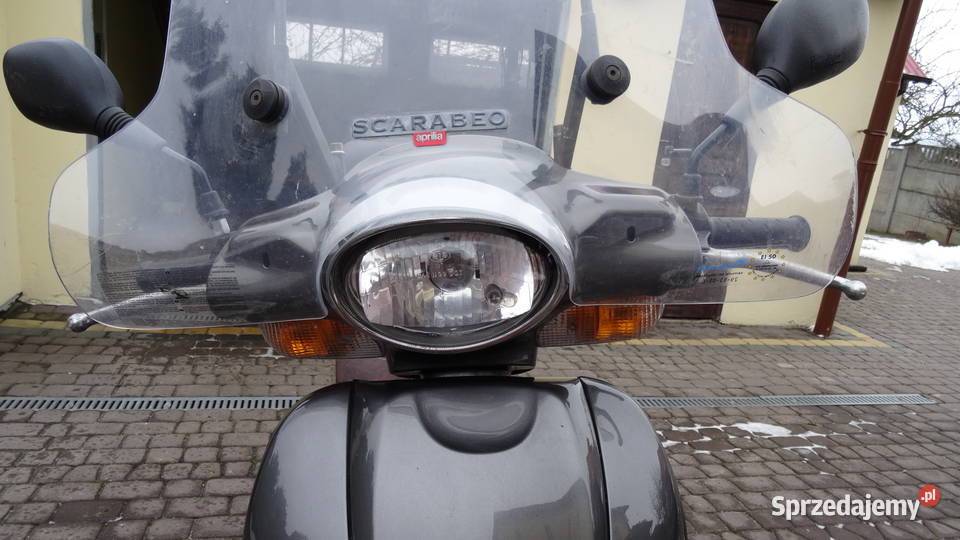 Włoski Skuter Aprilia Scarabeo 28011km Łomno