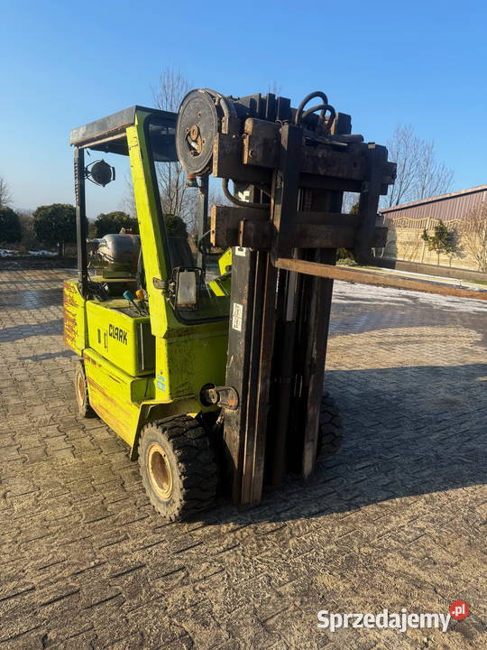 wózek widłowy CLARK GPM20 LPG Triplex 430m łódzkie Działoszyn