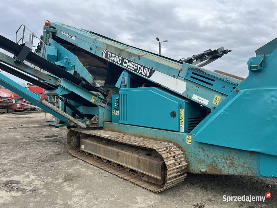 Przesiewacz wibracyjny Powerscreen Chieftain nie Zator