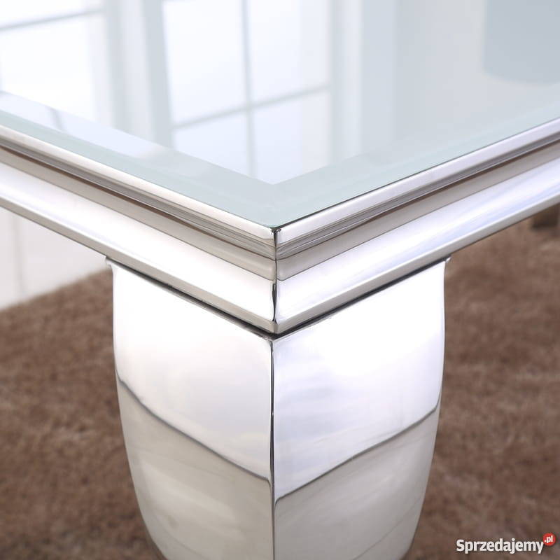 Stolik kawowy glamour Ludwik szklany blat meble mazowieckie Warszawa sprzedam