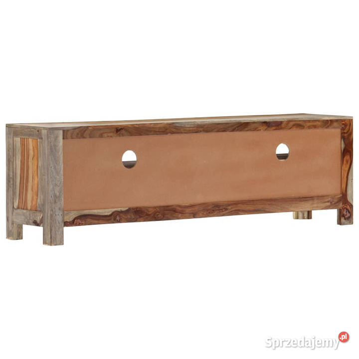 Szafka pod TV z litego drewna sheesham 130 x 30 Warszawa