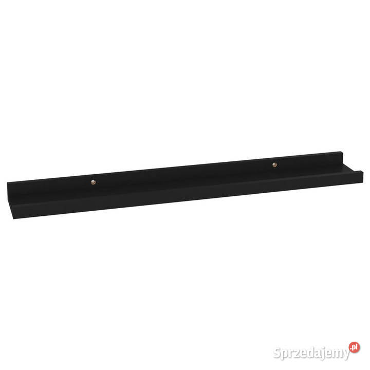 Półki ścienne 4 czarne 60x9x3 WM326668 Warszawa