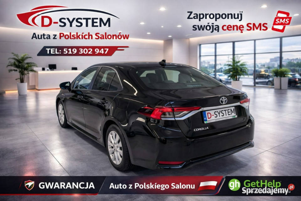 Toyota Corolla 23 Salon Polska 18 HYBRID 1wł z światła do jazdy dziennej Białystok sprzedam