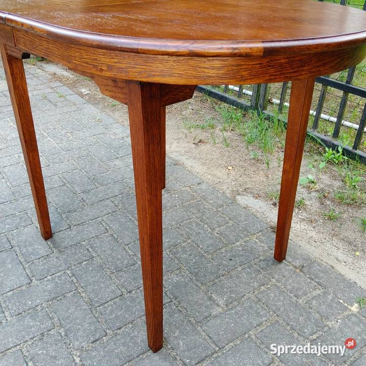 Stół owalny rozkładany Mid century Skandynawia Radomsko