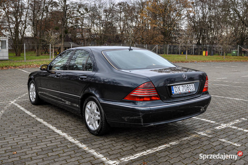 MercedesBenz Klasa S 32CDI 2004 r Automat Skóry dolnośląskie Wrocław