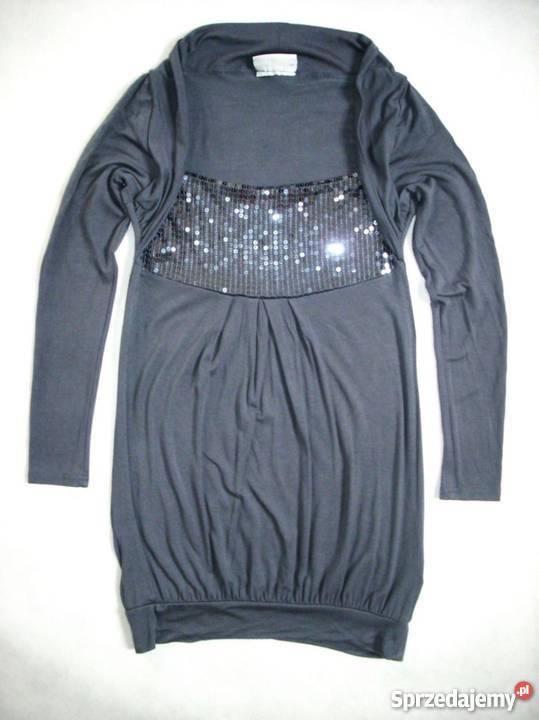 Clockhouse CA szara TUNIKA cekiny j NOWA 34 XS Nowy Sącz