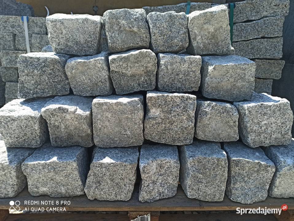 Kostka granitowa szara 79 kamień granit czerwony Oświęcim sprzedam