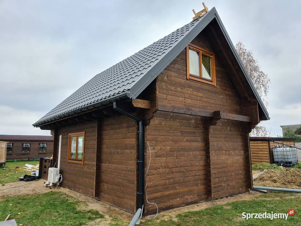 DREWNIANY DOMEK CAŁOROCZNY ALICJA 62 18 M2 Mrągowo