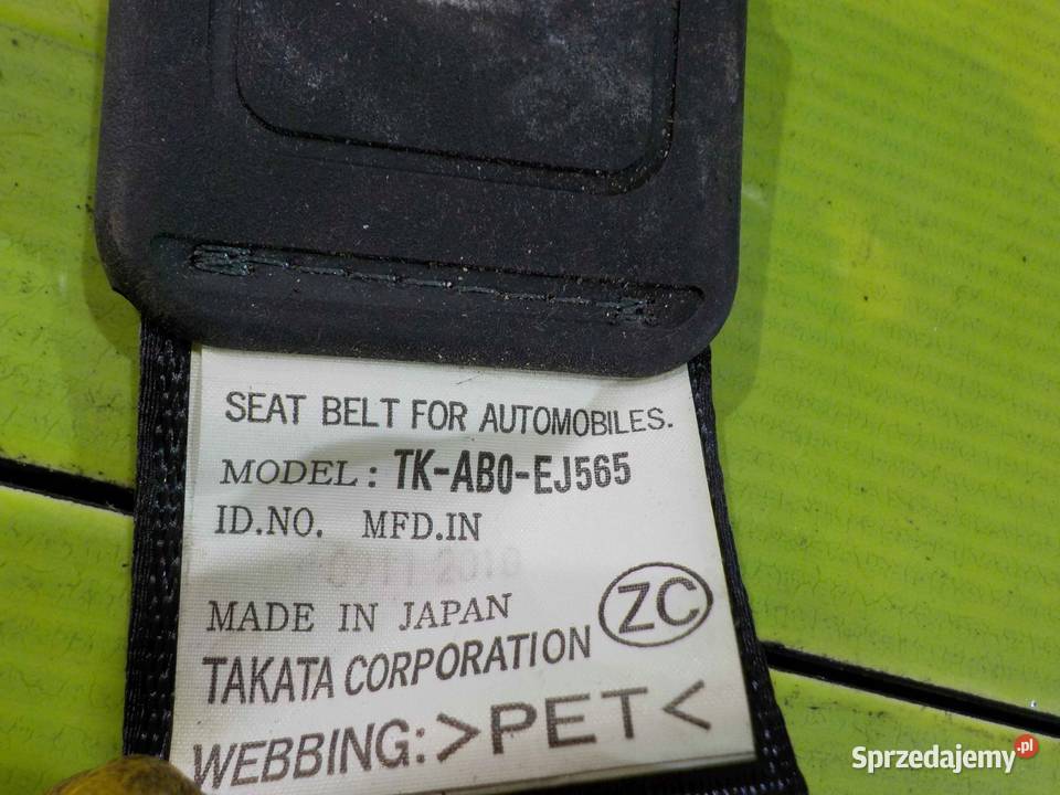 HONDA CRZ 11r pas bezpieczenstwa prawy tyl tylny mazowieckie Suków