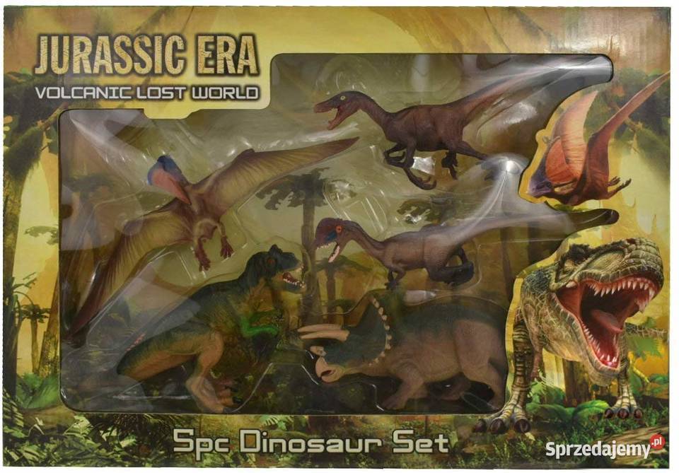 Dinozaury Zestaw 5 Figurki Tyranozaur TRex Figurki małopolskie