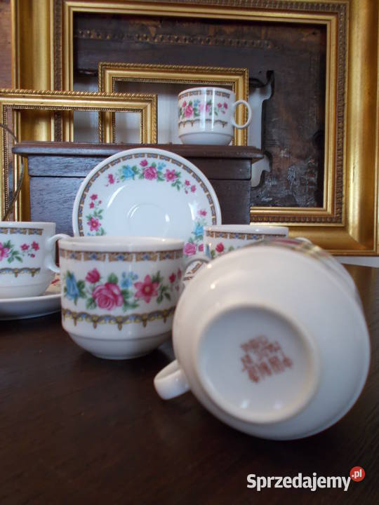 Porcelanowe Filiżanki Komplet Japonia Lata PRL Szczecin
