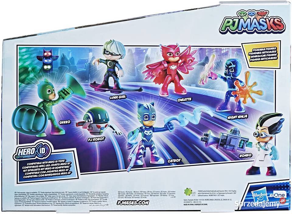 Pidżamersi PJ Masks Figurki Zestaw Deluxe 17 Mogilany