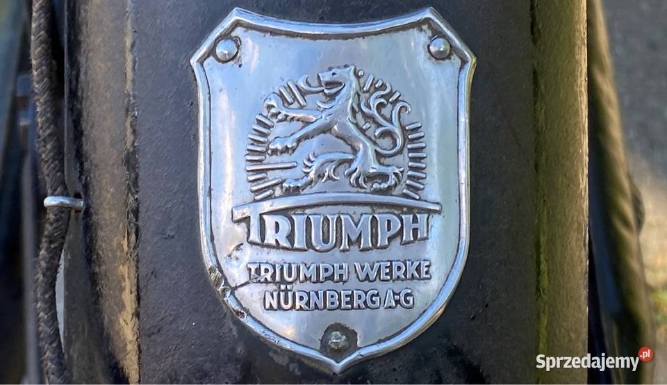 Tryiumph b125 1939r zarejestrowany