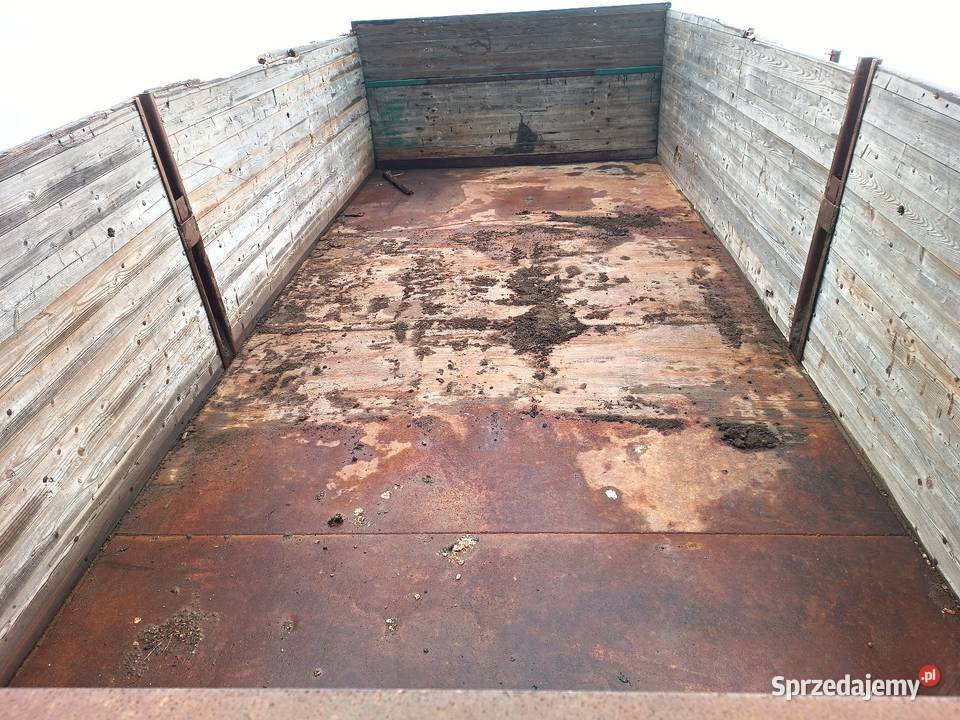 Przyczepa wywrotka 12t tandem na 3 strony koła nieuszkodzony Rostkowo