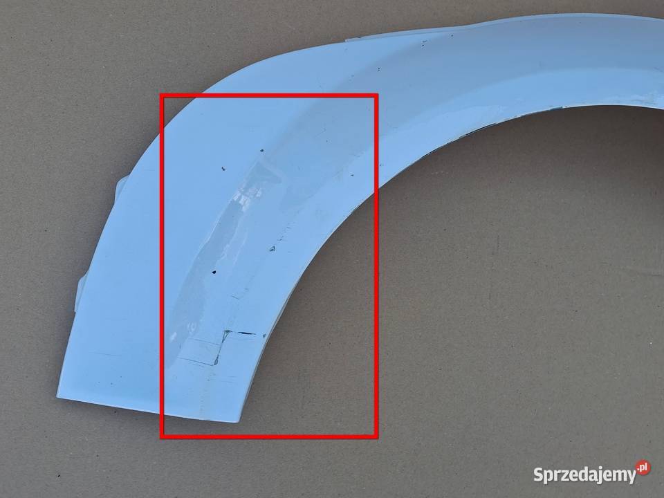 AUDI TT 8J BŁOTNIK LEWY PRZÓD PRZEDNI EMBLEMAT Bieleń