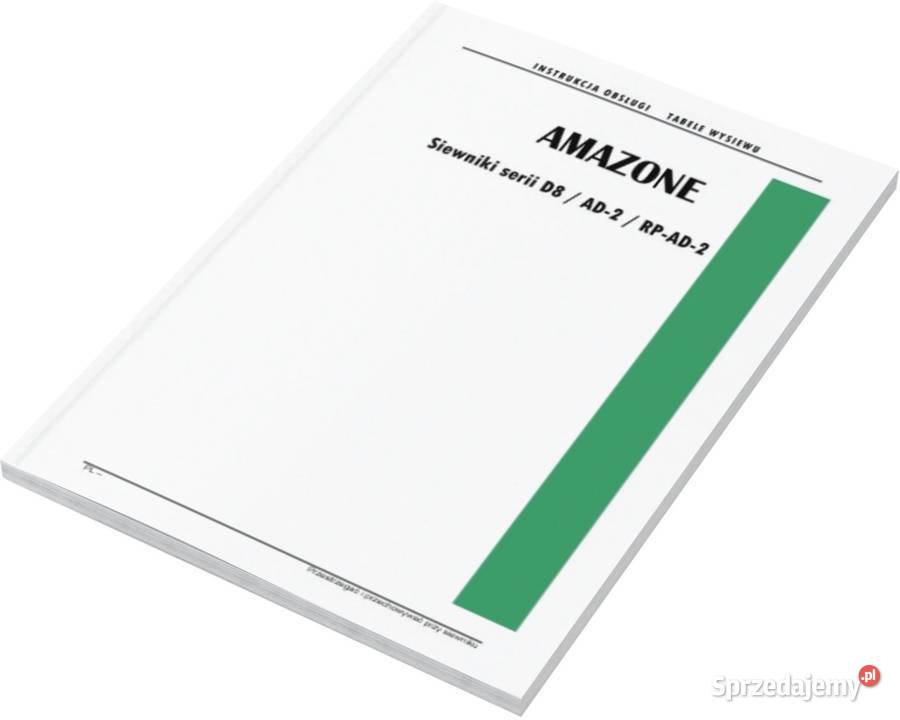 Amazone BBG S320 S330 S340 Nova Instrukcja