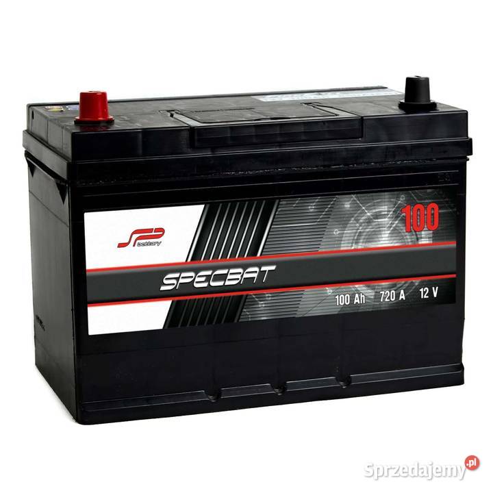 Akumulator SPECBAT 100Ah 720A EN Japan LEWY PLUS łódzkie