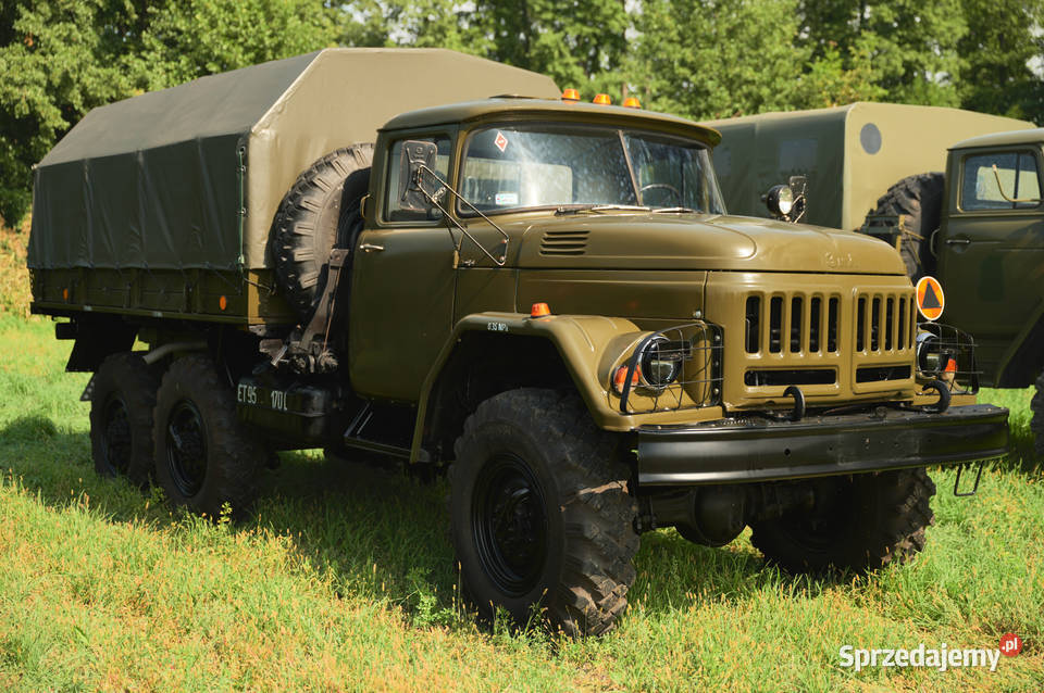 wojskowy ZIŁ131 66 1985 skrzyniowy militarny Bodzanów