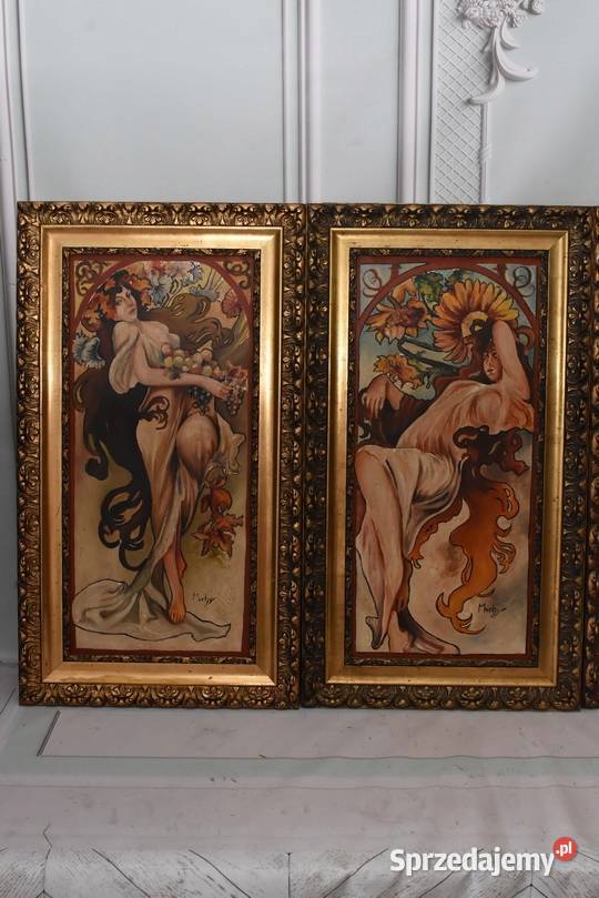 Alfons Mucha Cztery Pory Roku Kobiety Obraz Kraków
