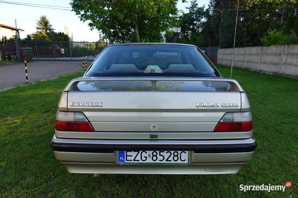PEUGEOT 605 1991 30 V6 SRi 1 Właściciel aluminiowe felgi Zgierz