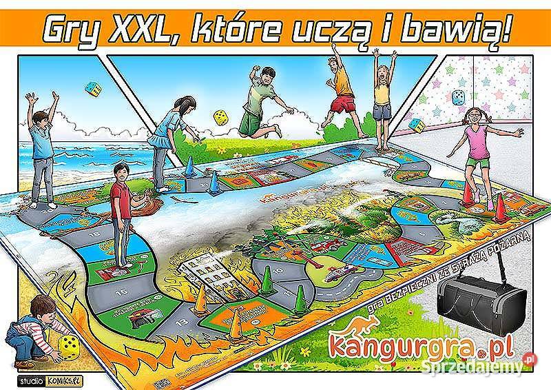 BEZPIECZNI ZE STRAŻĄ POŻARNĄ gra wielkoformatowa Edukacyjne Katowice