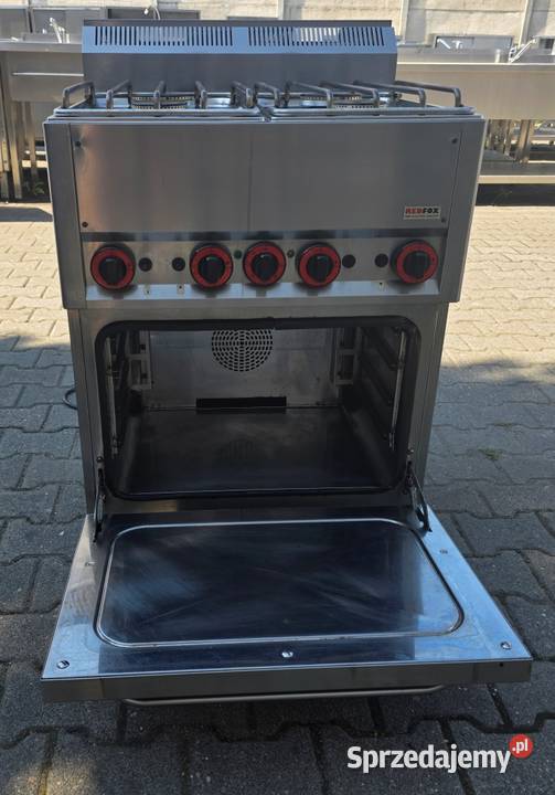 Kuchnia Gaz 4 Pal z Piekarnikiem Elekt REDFOX Gastronomia Nowe Skalmierzyce