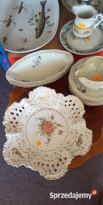 Wspaniała Patera ażury Italy 1930 W kolorze ecru Gdańsk sprzedam