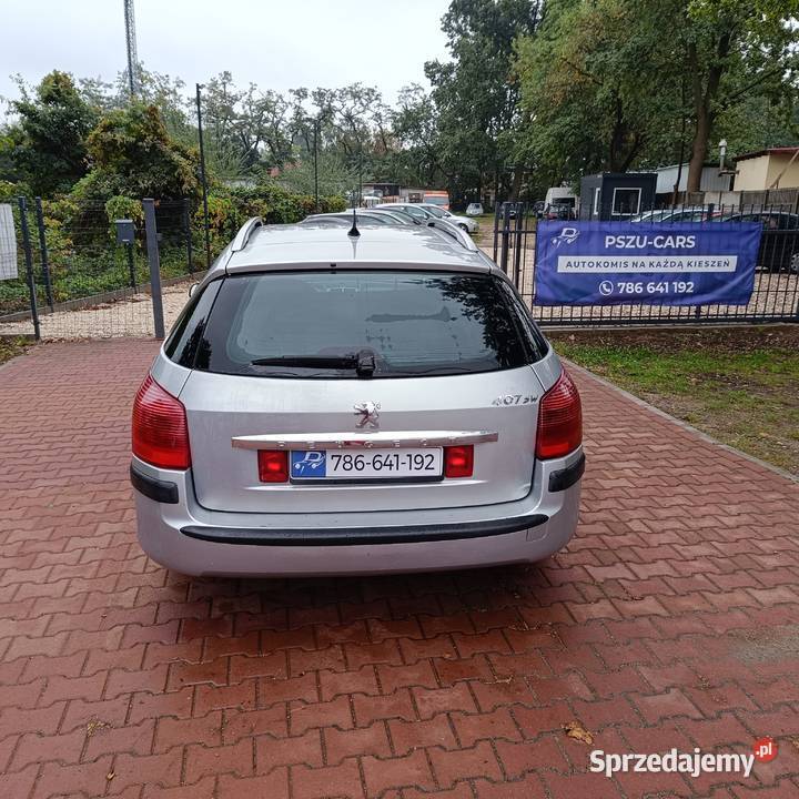 Peugeot 407 17 2008 r 18 benzyna Kombi Salon 407