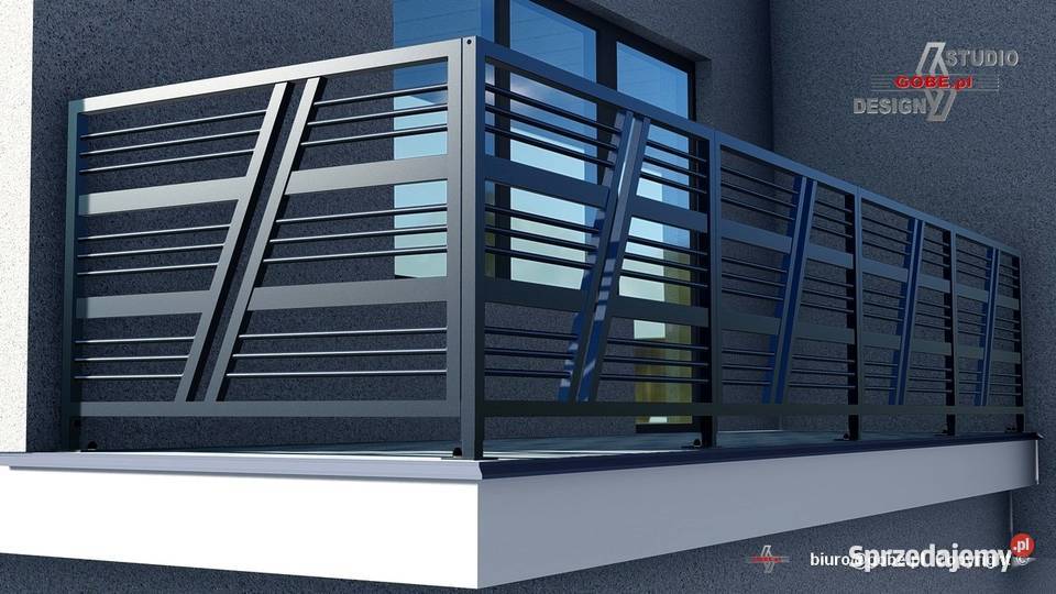 Balustrada balkonowa tarasowa nowoczesne Gliwice