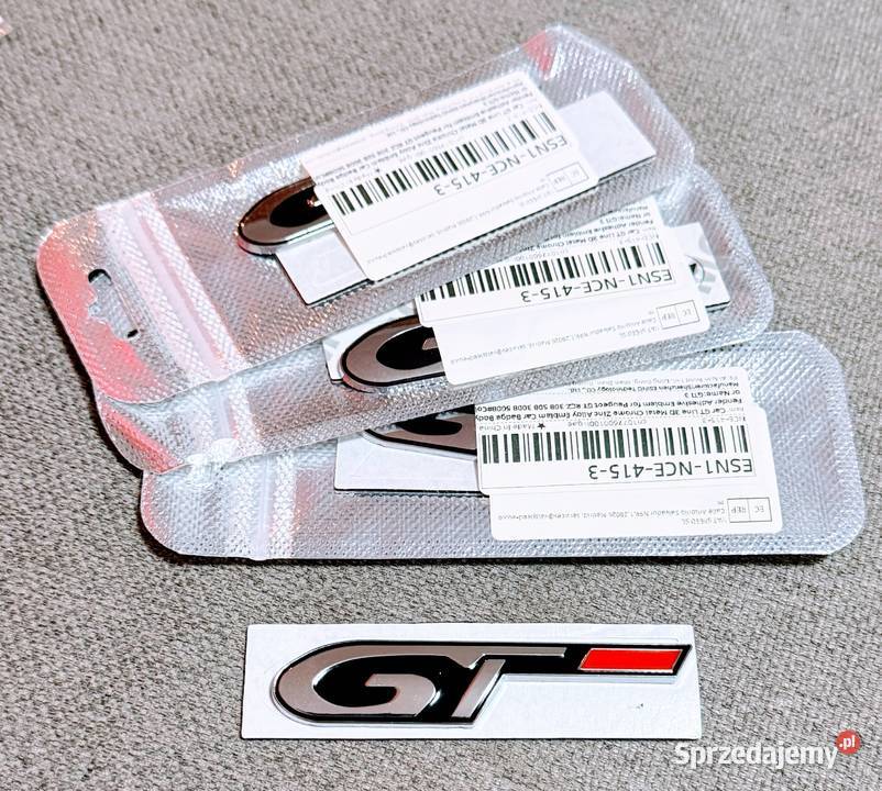 Emblematy GT GT LINE Peugeot Citroen i inne Łańcut