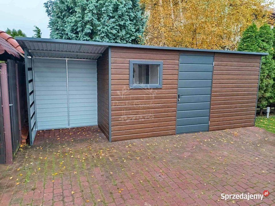 Schowek domek ogrodowy 5x15m wiata 15m śląskie Tychy