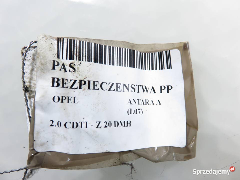 PAS PRAWY PRZEDNI OPEL ANTARA A L07 SG626
