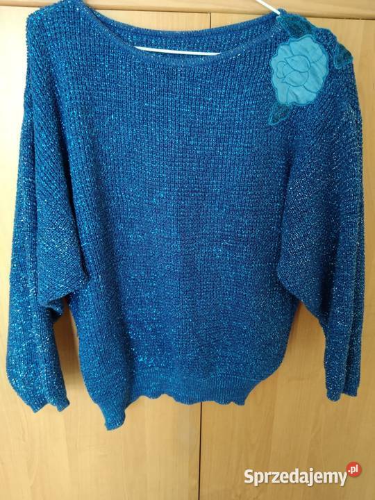 Sweter kobalt uniwersalny niebieski Warszawa