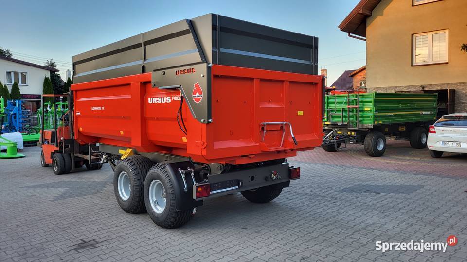Przyczepa skorupowa tandem budowlana 10 TON mazowieckie Strzegowo sprzedam